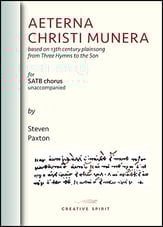 Aeterna Christi Munera SATB choral sheet music cover